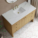 James Martin Hudson 48" Single Bathroom Vanity, Light Natural Oak