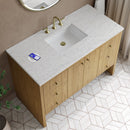 James Martin Hudson 48" Single Bathroom Vanity, Light Natural Oak