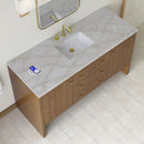 James Martin Hudson 60" Single Bathroom Vanity, Honey Oak