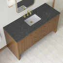 James Martin Hudson 60" Single Bathroom Vanity, Honey Oak