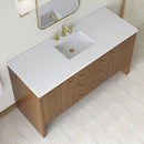James Martin Hudson 60" Single Bathroom Vanity, Honey Oak