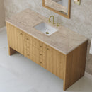 James Martin Hudson 60" Single Bathroom Vanity, Light Natural Oak