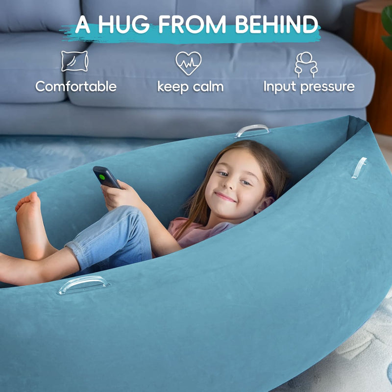 Outree Sensory Pea Pod Chair for Kids, Inflatable Hug Boat for Calming & Therapy