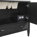 James Martin Myrrin 36" Single Bathroom Vanity, Carbon Oak