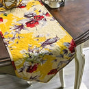 DaDalogy Bedding Sunshine Yellow Floral Vintage Hummingbirds Garden Table Runner (925) by DaDalogy Bedding Collection