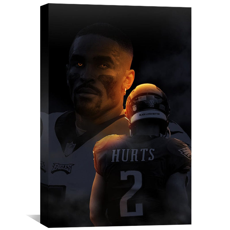 Hurts Light Canvas