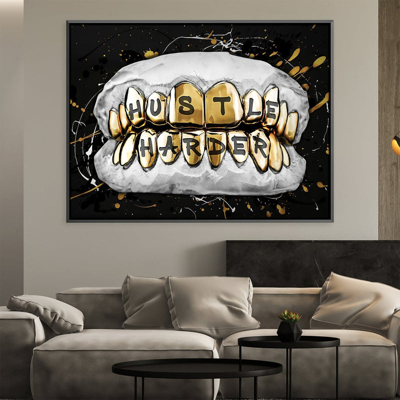 Hustle Grillz Canvas