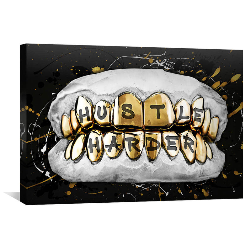 Hustle Grillz Canvas