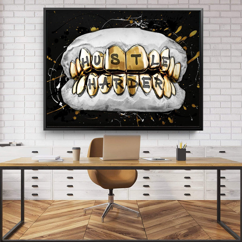 Hustle Grillz Canvas