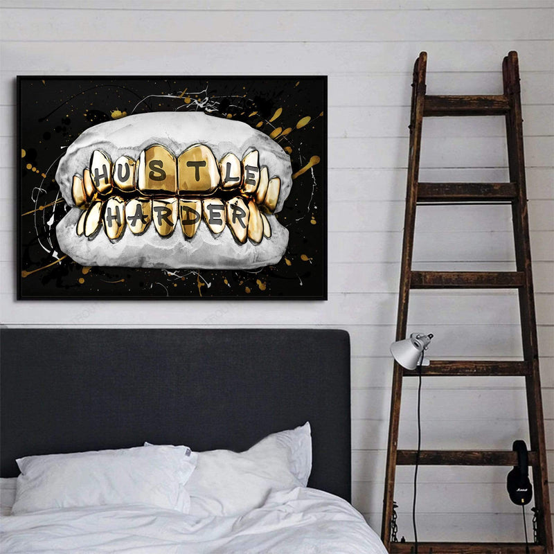 Hustle Grillz Canvas