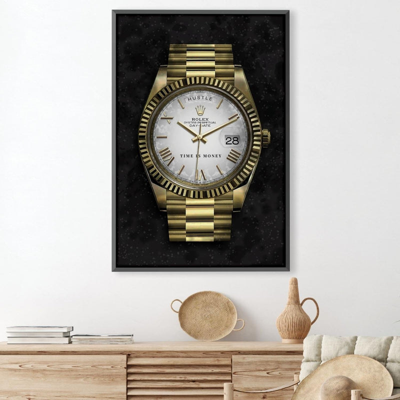 Hustle Watch - Gold Canvas