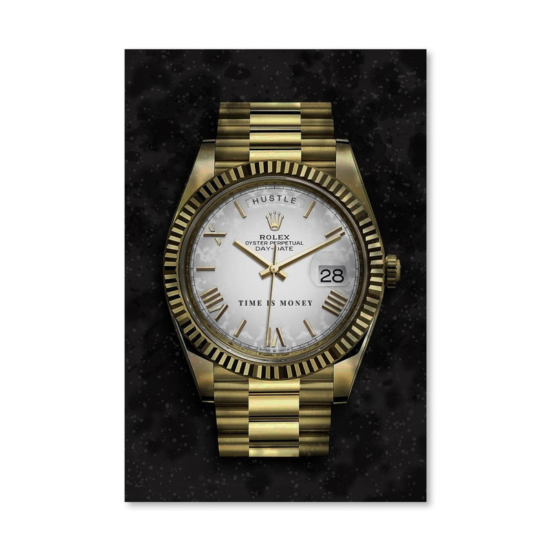 Hustle Watch - Gold Canvas