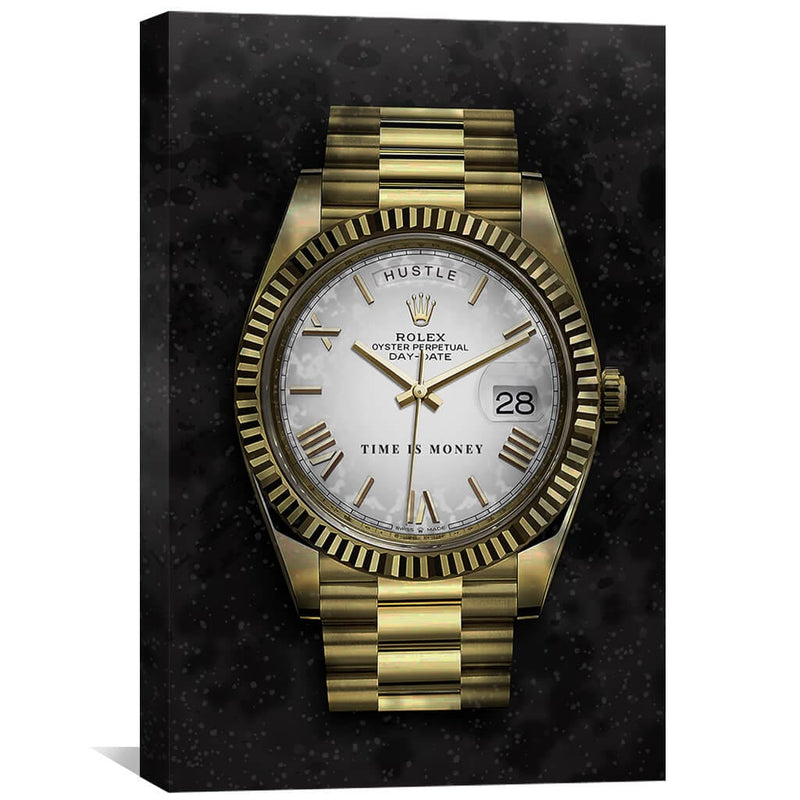 Hustle Watch - Gold Canvas