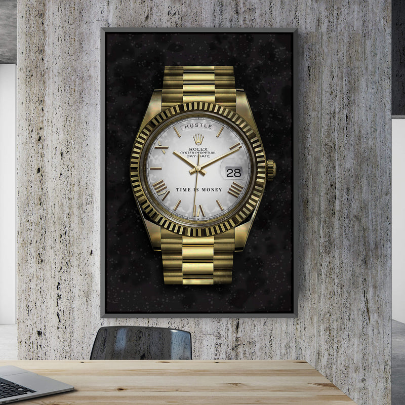 Hustle Watch - Gold Canvas