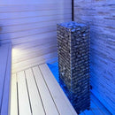 Huum Cliff Slim Electric Stainless Steel Sauna Heater With Digital Controller & Sauna Stones (SAK48752)