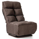 360-Degree Swivel Folding Floor Chair with 6 Adjustable Positions by LJGDeals
