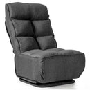 360-Degree Swivel Folding Floor Chair with 6 Adjustable Positions by LJGDeals