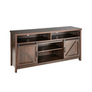 59 Inch Sliding Barn Door TV Stand with Adjustable Shelves for TVs up to 65 Inch by LJGDeals