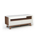 Media Console with 2 Pull-Out Drawers and Open Compartment for TVs up to 50 Inch by LJGDeals