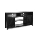59 Inch TV Stand Media Center Console Cabinet with Barn Door for TV's 65 Inch by LJGDeals