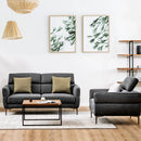 Modern Upholstered Single Sofa with Adjustable Headrest by DirectDeals