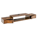 55 Inches Floating TV Stand with Power Outlet by LJGDeals