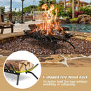 31/25/18 Inch Fireplace Grate for Outdoor Fire Pit by LJGDeals