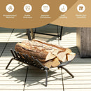 31/25/18 Inch Fireplace Grate for Outdoor Fire Pit by LJGDeals