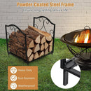 Heavy-Duty Steel Firewood Log Rack by LJGDeals
