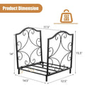 Heavy-Duty Steel Firewood Log Rack by LJGDeals