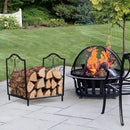 Heavy-Duty Steel Firewood Log Rack by LJGDeals