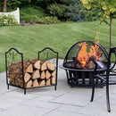 Heavy-Duty Steel Firewood Log Rack by DirectDeals