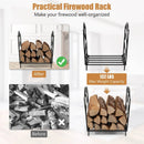 Heavy-Duty Steel Firewood Log Rack by LJGDeals