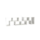 3 Pieces Adjustable TV Stand for TVs up to 65 Inch with Shelves-White