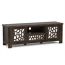 55 Inch Retro TV Stand Media Entertainment Center with Mirror Doors and Drawer by LJGDeals