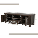 55 Inch Retro TV Stand Media Entertainment Center with Mirror Doors and Drawer by LJGDeals