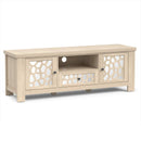 55 Inch Retro TV Stand Media Entertainment Center with Mirror Doors and Drawer by LJGDeals