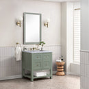 James Martin Breckenridge 30" Single Bathroom Vanity, Smokey Celadon