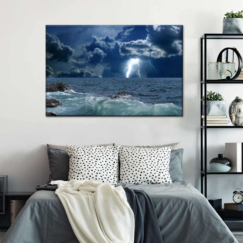 Ocean Storm Bolt Wall Art