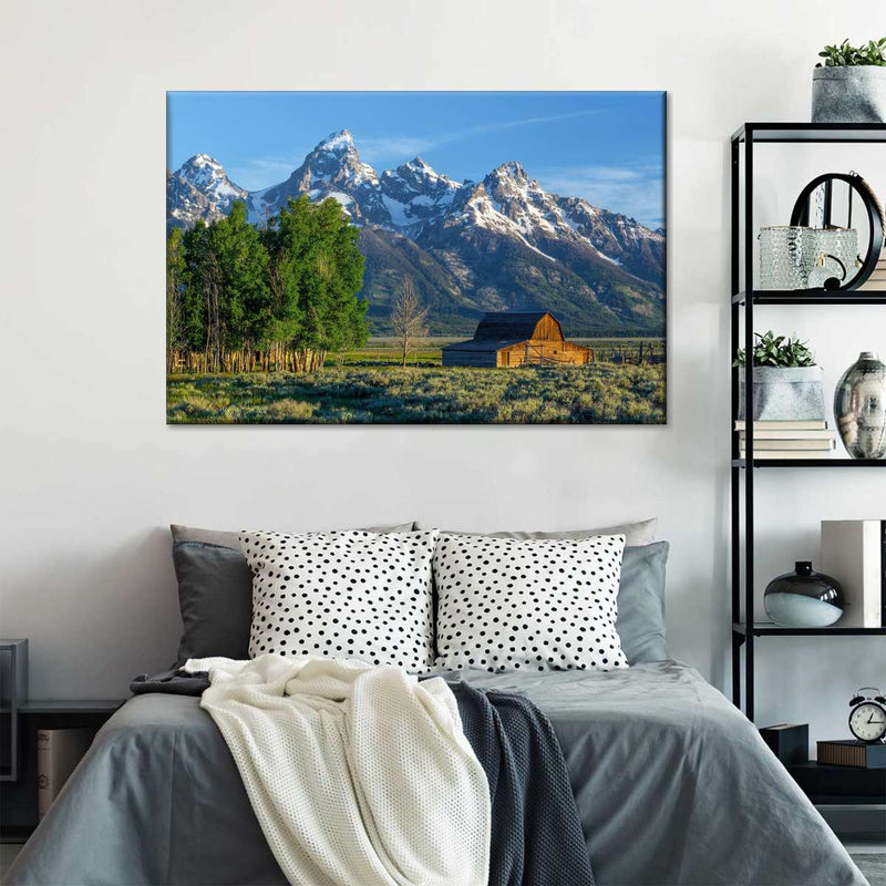 Grand Teton Mountains Barn Wall Art