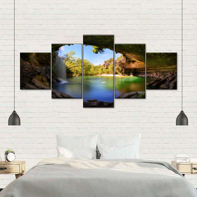 Hamilton Pool And Waterfall Wall Art