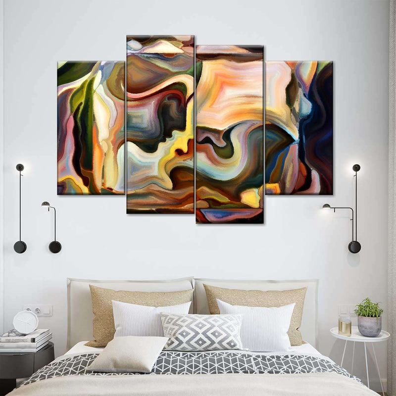 Passionate Moment Abstract Wall Art