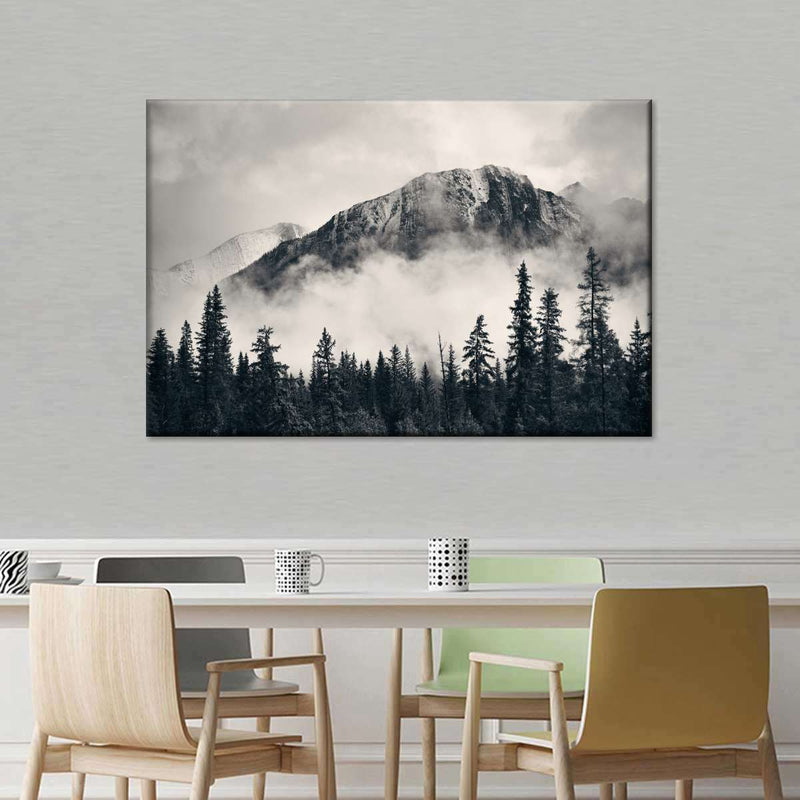 Banff Park Mountain Scene Wall Art