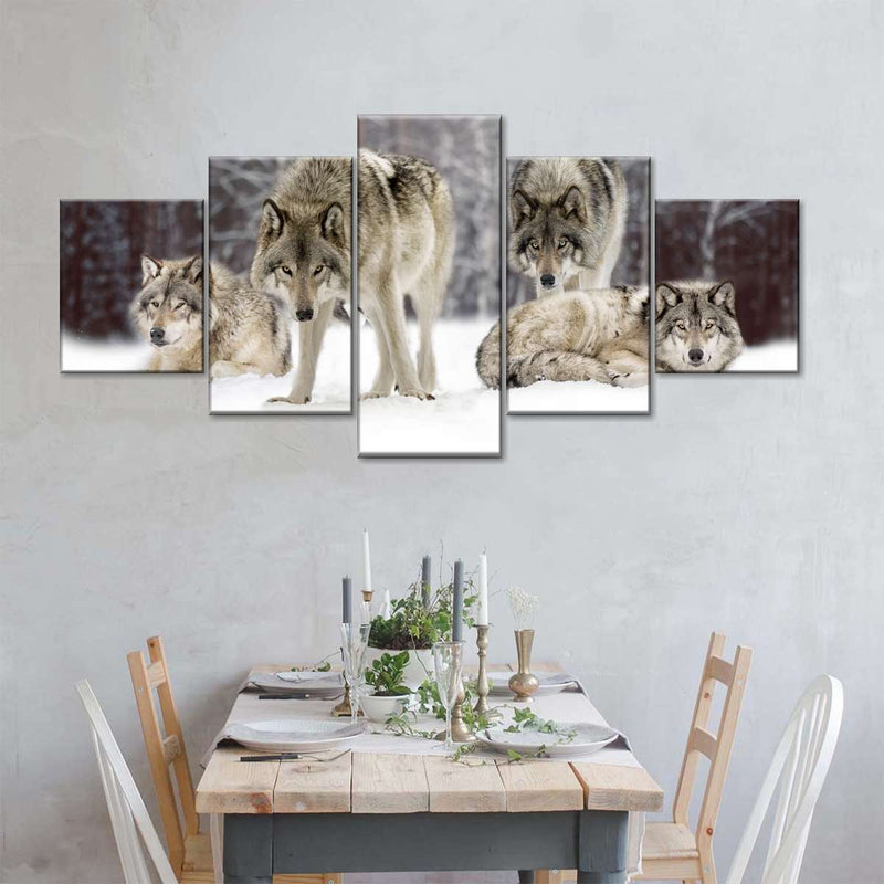 Wolf Pack Wall Art