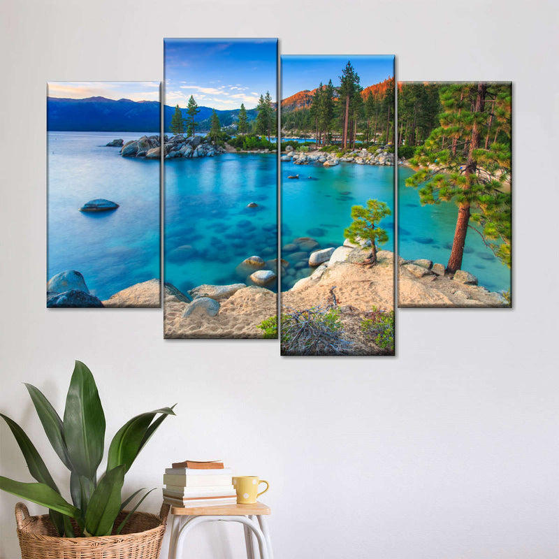 Lake Tahoe Sand Harbor Scene Wall Art