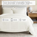 100% Cotton Honeycomb Waffle Duvet Set - Mattea Collection by Great Bay Home