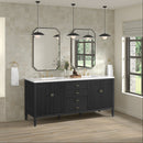 James Martin Myrrin 72" Single Bathroom Vanity, Carbon Oak