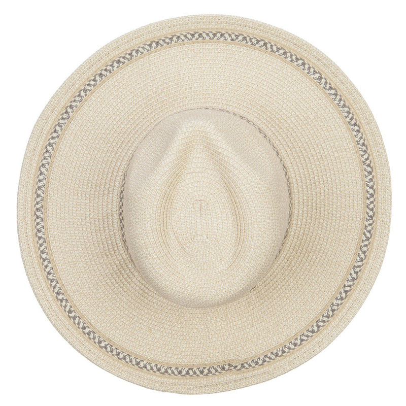UPF 50+ Fedora Crown Herringbone Braid Hat