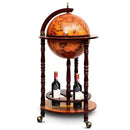 16th Century Wood Globe Wine Bar Stand by LJGDeals