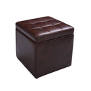 Foldable Cube Ottoman Pouffe Storage Seat by LJGDeals